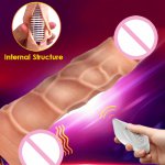 10 Speed Dildo Vibrator Wireless Remote Control Vibrating Realistic Penis with Suction Cup Sex Dick Toys for Woman Sex Products