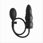1pcs Big 3Balls Inflatable Ass Plug Dick Adjustable Intumescent Vaginal Anal Stopper Penis Gay Butt Plug Huge Toys Dildo women