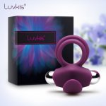 Luvkis Detachable Novelty toy male longer lasting Double Penis Ring sex toy Sex vibrator Cock Rings Adult Sex Toy for Men