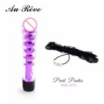 4 Colors Jelly  Vibrating dildo Vibrator Realistic Rotating Anal Dildo Rubber Penis Sex Toys for Woman with Free Gift 