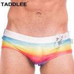 Taddlee Brand Sexy Men's Swimwear Swimsuits Swim Boxer Briefs Bikini Gay Penis Pouch WJ Pad Enhance Surf Board Trunks Shorts New