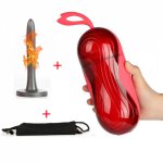 Realistic Vagina Pussy Male Masturbator Masturbation Cup With Heating Bar Storage Bag Sex Vagina Real Pussy Licking Toys for Men
