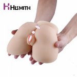 Hismith Life Size Pussy Ass doll 3D Realistic male masturbator Tight Vagina Anal Sex Doll sex toys for men