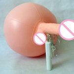 Setting Ball Fake Penis Artificial Dildo Inflatable Ball On Vibrator Sex Toys for Women Adult Products Female Masturbation