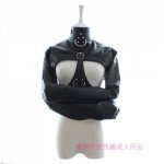 Sturdy soft and comfortable top quality PU leather fetish sex bdsm bondage restraints,handcuffs for sex slave game adult collars