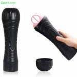 Male Masturbator For Man Artificial Vagina Mouth Electric Pocket Cup Pussy Realistic vagina Sex Toys for Men Sex toy Products 