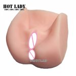 Real Silicone Pussy with Anus Sex Dolls crotch soft and deep vagina anal sex and vagina sex toy for men,sex product