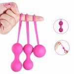 Medical Silicone Kegel Balls Smart Love Ball for Vaginal Tight Exercise Machine Vibrating eggs Ball Ben Wall Sex Toy For Woman 
