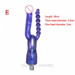 Automatic Sex Machine Gun Accessories,Vaginal Plug Double Headed Dildo Butt Plug For Women Sex Machine Dildo Masturbation Toys 