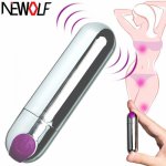 New Rechargeable Adult Sex Product USB Vibrator 10 Speed Vibrating Mini Bullet Waterproof Vibrator G-spot Massager Sex Shop Q17