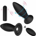 9 Speeds Anal Vibrator Sex Toys For Adults Men Wireless Remote Dildo Vibrator Prostate Massager Clitoris Stimulator Masturbator