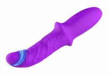 enis dildo female masturbator stick telescopic vibrator intelligent Heating women vagina g spot stimulation massage sex toy.