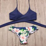 SAMEGAME Sexy 2018 New Brazilian Bikinis Swimwear Women Swimsuit Push Up Bikini Set Halter Top Beach Bathing Suits Swim Wear