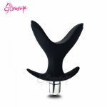 YAFEI Anus Dilators V Port Anal Butt Plug Sex Toys for Men Vibrating Anal Sex Toy Prostate massager Adult products for couples