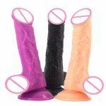 Faak, FAAK Dildo realistic new gold dildo fake penis sex toys for women artificial dick with suction cup erotic masturbation products