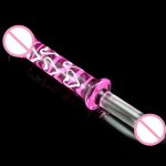 2016 new glass Swordsman dildo crystal fake penis dick cock Anal sex toys adult product for women men female male masturbation