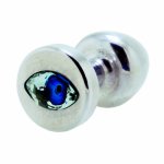 Diogol, Plug analny ozdobny - Diogol Anni R Eye Silver Crystal 25 mm Srebrny