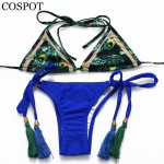 COSPOT Swimsuit 2019 Sexy Bikinis Set Brazilian Bikini Woman Swimsuits Bathing Suit Women Swimwear Female Swimsuit