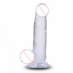 Soft Jelly Dildo Realistic Anal Dildo Penis Suction Cup Male Dick Female Masturbation Erotic Toys for Adult Sex Toys for Woman