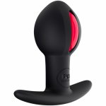 Plug analny ruszający się - Fun Factory B Ball Uno Anal Plug with Motion  Czarny z czerwonym