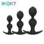 Ikoky, IKOKY G-spot Massager Sex Toys for Women Men Big Flower Anal Plug Prostate Massager Butt Stimulation S/M/L Butt Plug