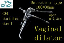 JZ medical Gynecologic instrument 304 Stainless Steel Vagina Expansion Device Vaginal Dilator Colposcopy Speculum Detection type