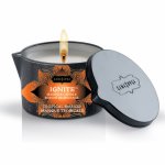 Świeca zapachowa do masażu  bez parfiny - KamaSutra Massage Candle Mango - duża 170gram