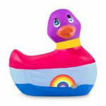 Big Teaze Boys, Kolorowy masażer kaczuszka - I Rub My Duckie 2.0 Colors  Fioletowy