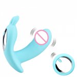 Wearable Butterfly Dildo Vibrator Wireless Remote Control Sex Toys for Women Masturbator Clitoris Stimulator Adult Vibrator