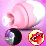 7 Speeds Oral Sex Clitoris Sucking Stimulator Tongue Vibrator Female Nipple Massager Foreplay Orgasm Flirting Sex Toy For Couple
