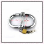 Free Shipping Stainless steel bondage Stainless Steel HandCuffs Sex toys for Couples,Metal silver color Sexy fetish erotic toys