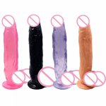 YUELV 4 Colors 11.8 Inch Huge Realistic Dildo For Women Masturbation Artificial Penis With Suction Cup Cock Dick Adults Sex Toys