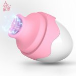 7 Mode Egg Vibrator Stimulator Tongue Licking Clitoris Nipple Sucking G-spot Massage Vibrators Sex Toys Masturbator for Women