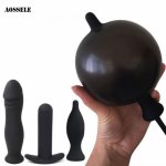 Inflatable Anal Dilator Big Kegel Vaginal Ball Anal Dildo Butt Plugs Prostate Massager Sex Toys For Men Women Gay Buttplug 