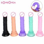 Realistic Dildo Massager Flexible Anal Butt Plug Strap On Big Penis Suction Cup No Vibrator Silicone G Spot Sex Toys For Women