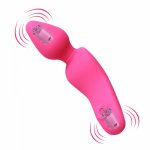 Double 10 speed super powerful Vibrator AV body Massager G-Spot Silicone female Magic Wand dildo Clitoral stimulator Sex Toy