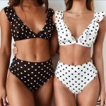 Ruffle Sexy Bikini 2019 High Waist Swimsuit Women Push Up Swimwear Summer Maio Female Beach Bathers Bathing Suit