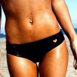 Bottom Thong Sexy Mini String Swimwear Bikini Swimsuit Women Heart T-Back Beachwear Bikini Bottom Swimwear 2018 Biquini
