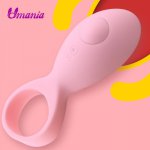 Cockring Ring Clit Vibrator 12 Speeds Ring Penis Silicone Vibrator Clit Vibrator Ring Sex Toys for Men Women Clitoris Stimulator