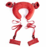 Sex Toys for Adults Couples Fetish Easy Open Leg Slave SM Game Bondage Kit Sexy Role Play Neck Pillow Handcuffs Ankle Cuffs