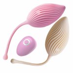  Conch Shape Women Wireless 10 Speed Vibrator Egg Vaginal Ball Exerciser Sex Toy Size: 3.8cm x 8.7cm x 17.1cm(Approx.)