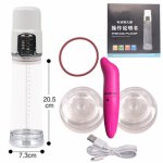 Vibration Penis Pump with USB Rechargeable,Automatic Penis Extender Enlargement Male Enhancement ,Electric Penis Enlarger