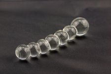 Pyrex Crystal Glass Anal beads butt plug dildo sex toys