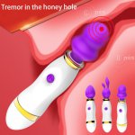 12 Speed Magic Wand Vibrator for Woman Vaginal G Spot Nipple Teasing Clitoris Stimulator Vibrator Sex Toys For Adult Masturbator