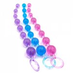 Silicone G-spot Anal Ball Butt Plug Large Size Anal Beads Silicone Anal Sex Toys Adult Male Prostate Massager Women Masturbation