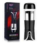 Men's Automatic Telescopic Sucking Voice Sex Machine,Artificial Vagina Real Pussy Electric Male Masturbator Cup Sex Toys