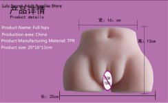 Sexy 3D buttocks, simplified version of the sex doll.