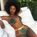 2018 Bikini Gold Lace Retro Africa Women Sexy Bikinis Mujer Brasileno With Thong Two Piece Swimsuit Beach Wear