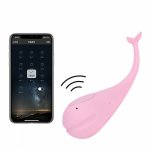 Bluetooth Vibrating Egg Sex Toys for Women Cute Whale 10 Speeds Vaginal Kegel Ball G-spot Clitoral G Spot Stimulators Massage