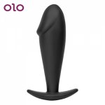 OLO Anal Plug Vagina Stimulate Prostate Massage Portable G-Spot Butt Plug Sex Toys For Women Men Gay Silicone